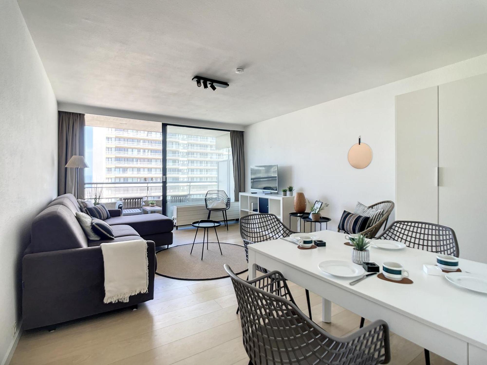 Oostende Studio Royal Ascot Q7 Met Terras En Zeezicht Op Toplocatie Eksteriør billede