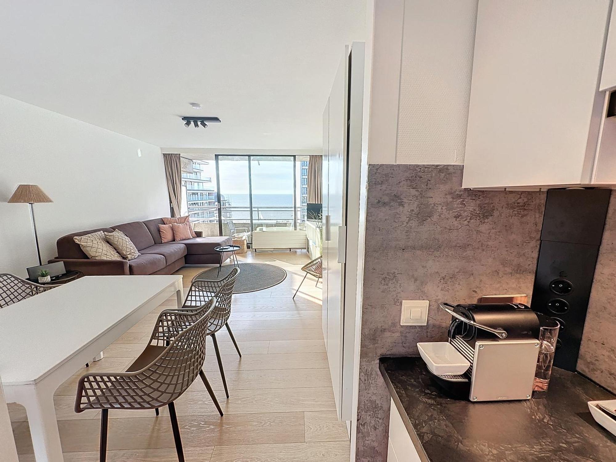 Oostende Studio Royal Ascot Q7 Met Terras En Zeezicht Op Toplocatie Eksteriør billede
